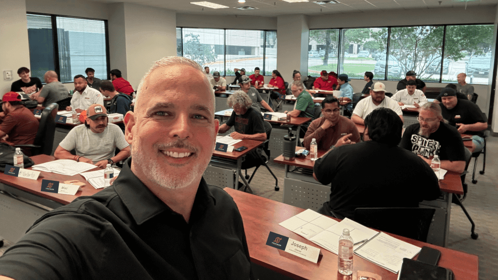 Will Smith training contractors and technicians
